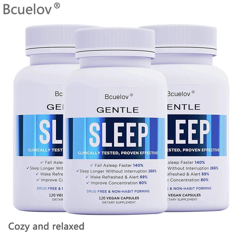 Bcuelov Sleep Aid Melatonin Capsules thumbnail 2