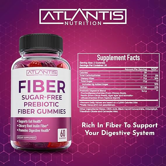 Pslalae Sugar Free Prebiotic Fiber Gummies thumbnail 5