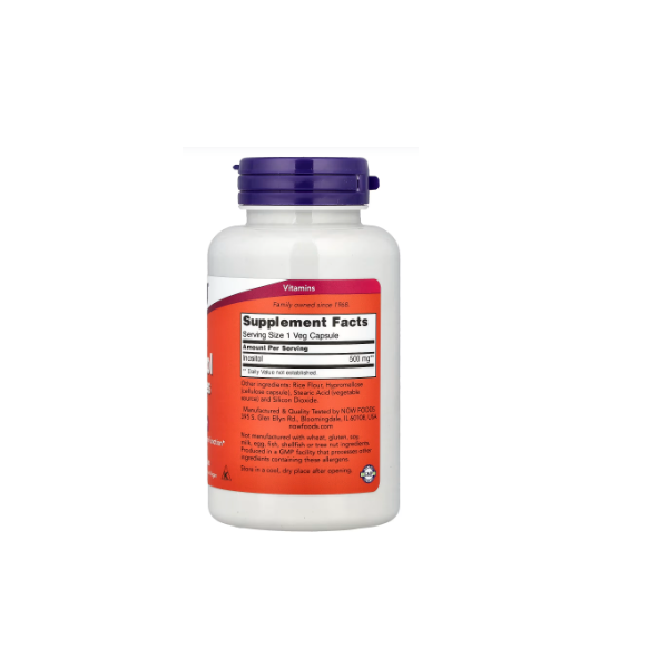Now Foods Inositol Capsules 500 mg Cellular Health 100 Capsules thumbnail 2