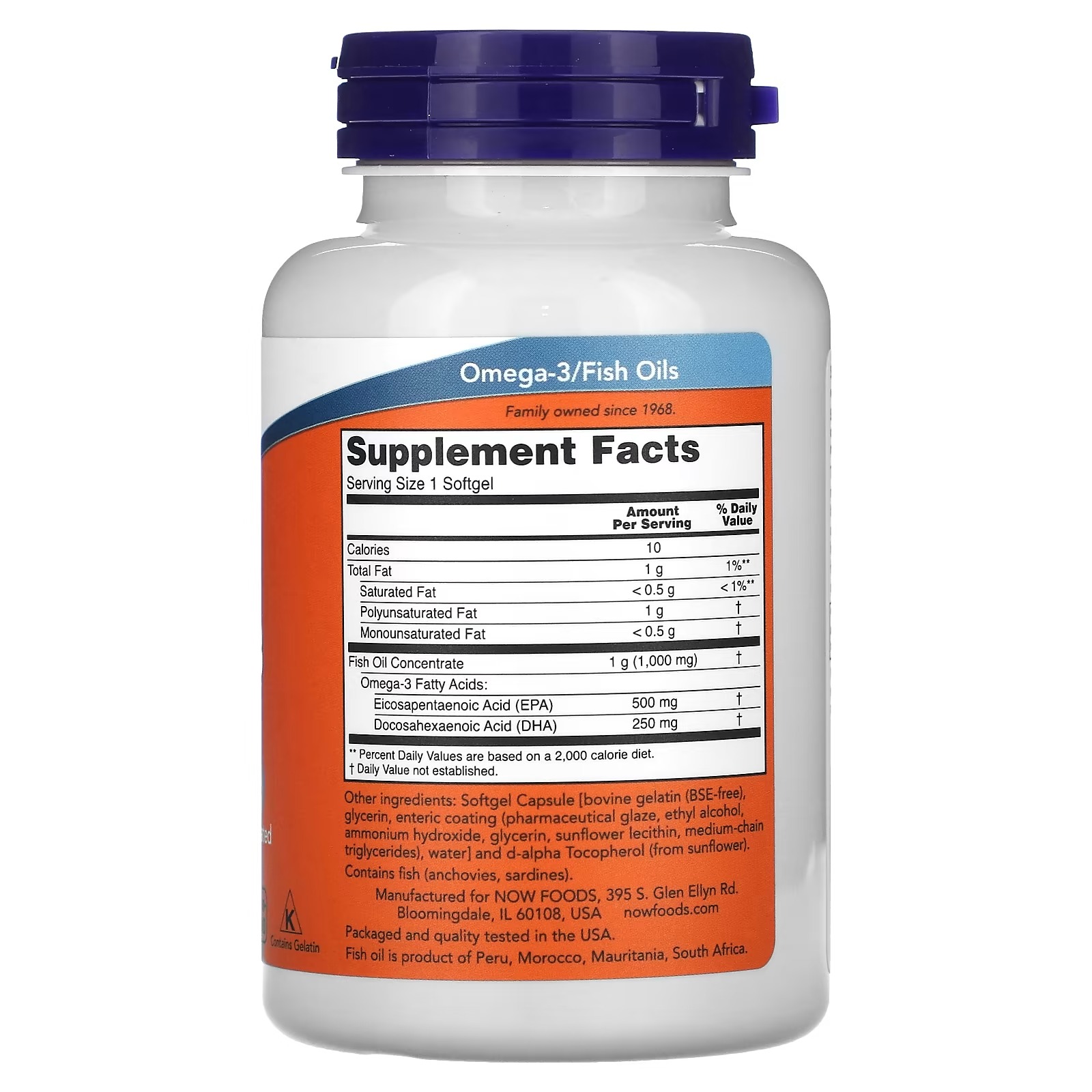 NOW Foods Ultra Omega-3 Fish Oil 90 Softgels thumbnail 2