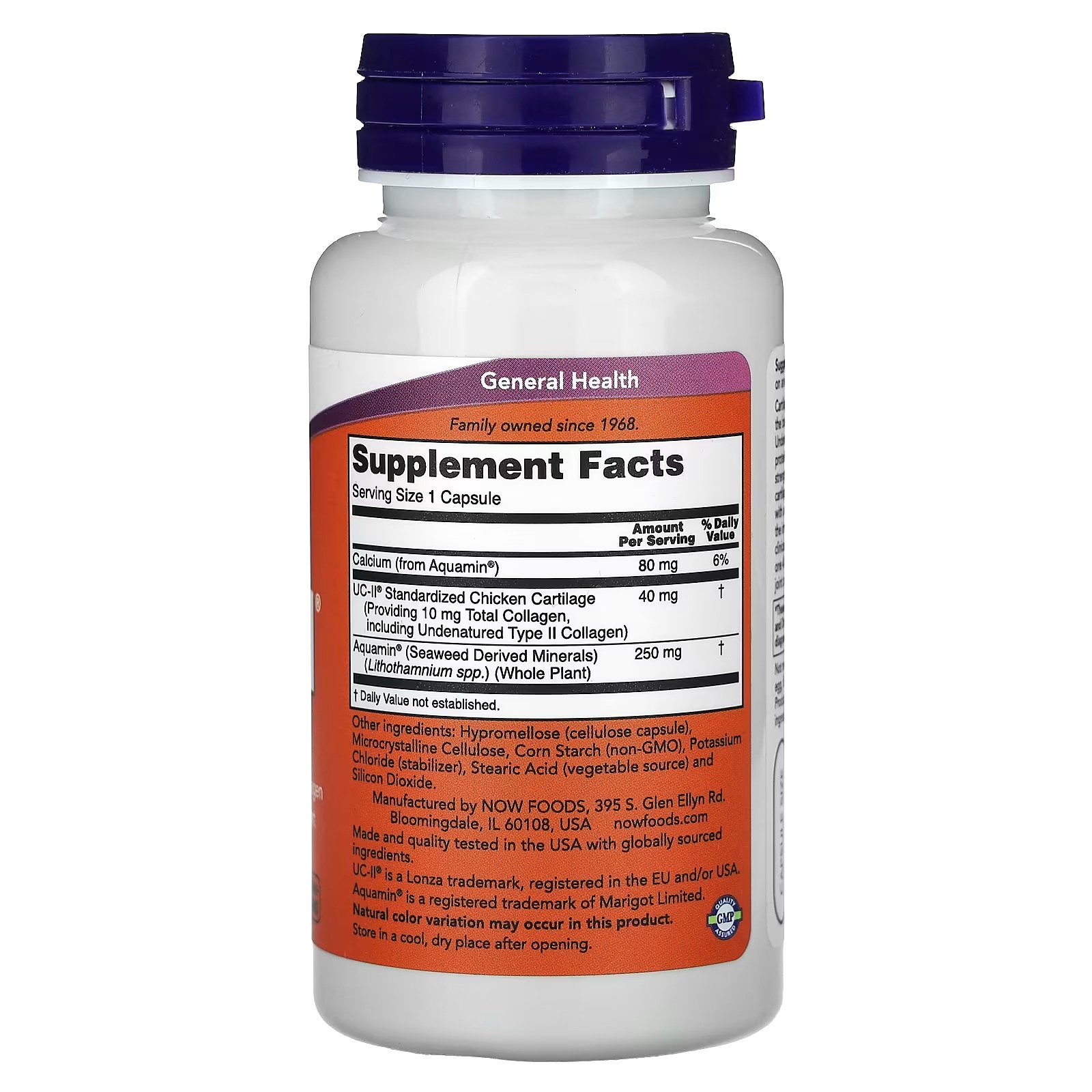 NOW Foods UC-II Joint Health 120 Capsules thumbnail 2