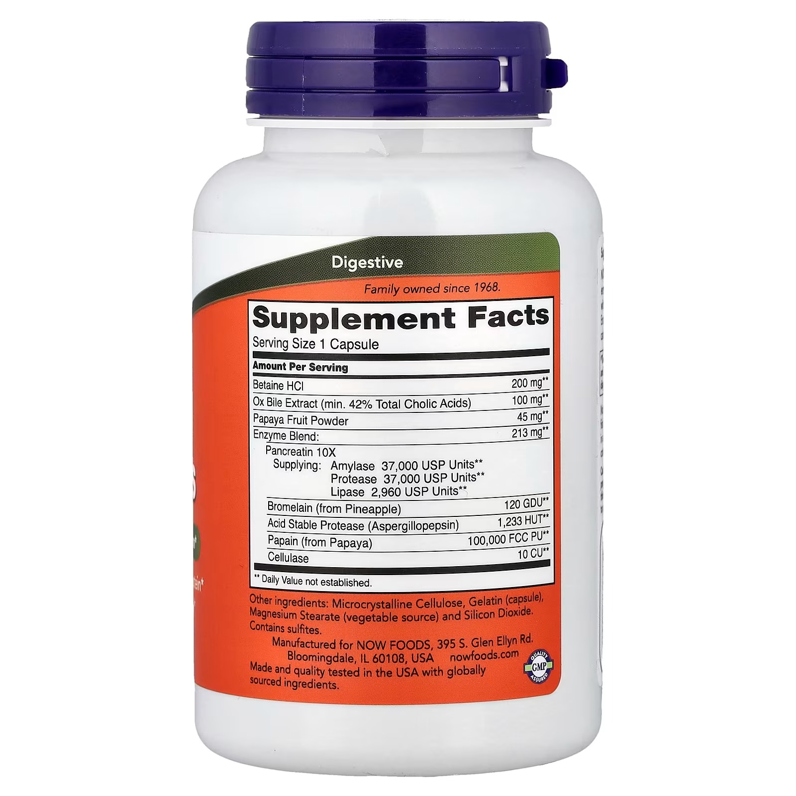 NOW Foods Super Enzymes  Supports Healthy Digestion 90 Capsules thumbnail 2
