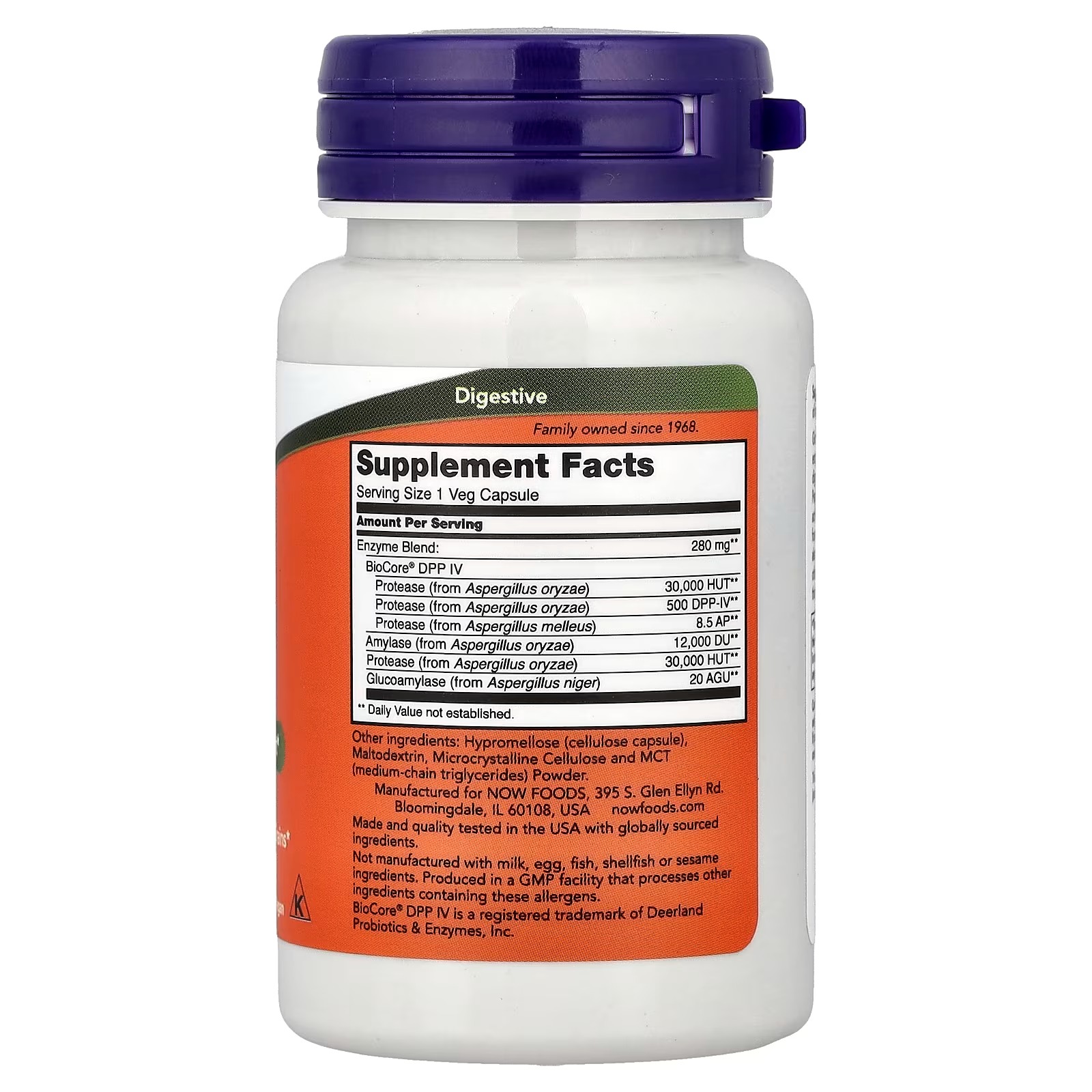 NOW Foods, Gluten Digest Gastrointestinal Support 60 Capsules thumbnail 2