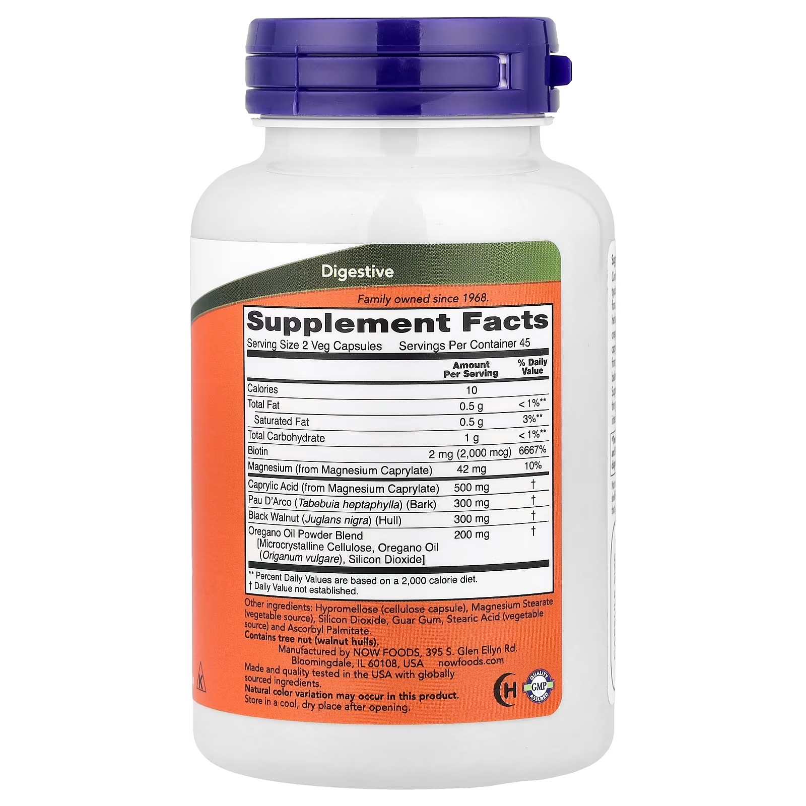 NOW Foods Candida Support Intestinal Health 90  Capsules thumbnail 2
