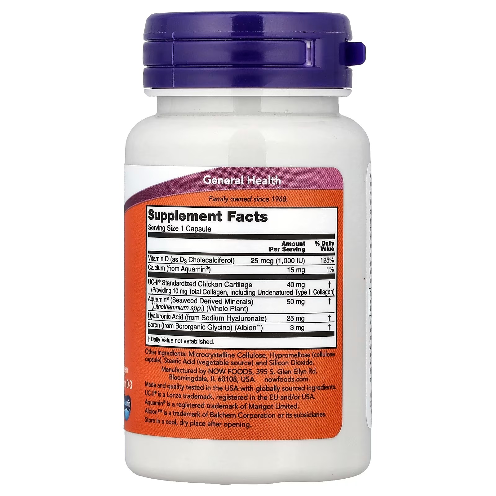 NOW Foods Advanced UC-II® Joint Relief 60 Capsules thumbnail 2