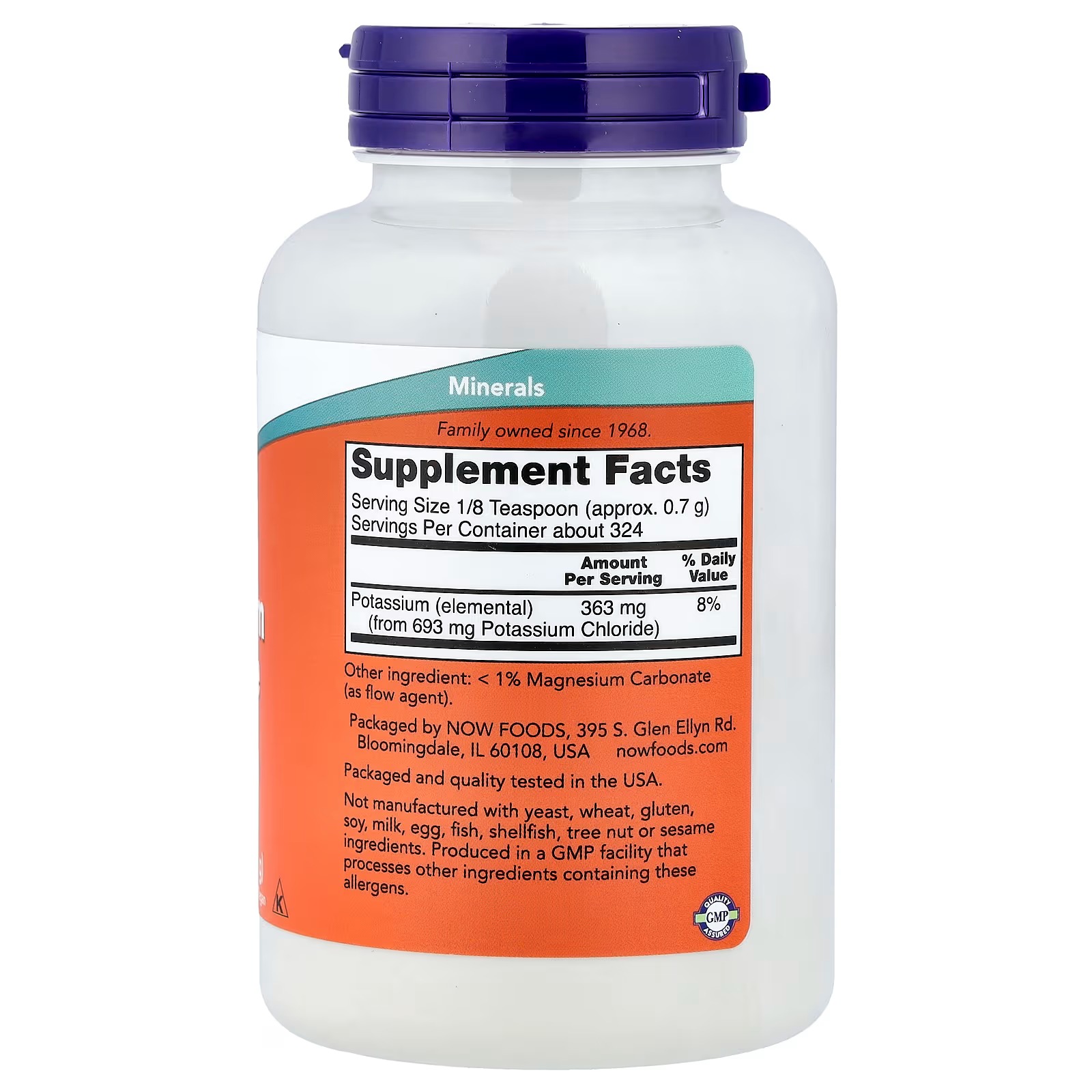 NOW Foods Potassium Chloride Powder  227 g thumbnail 2