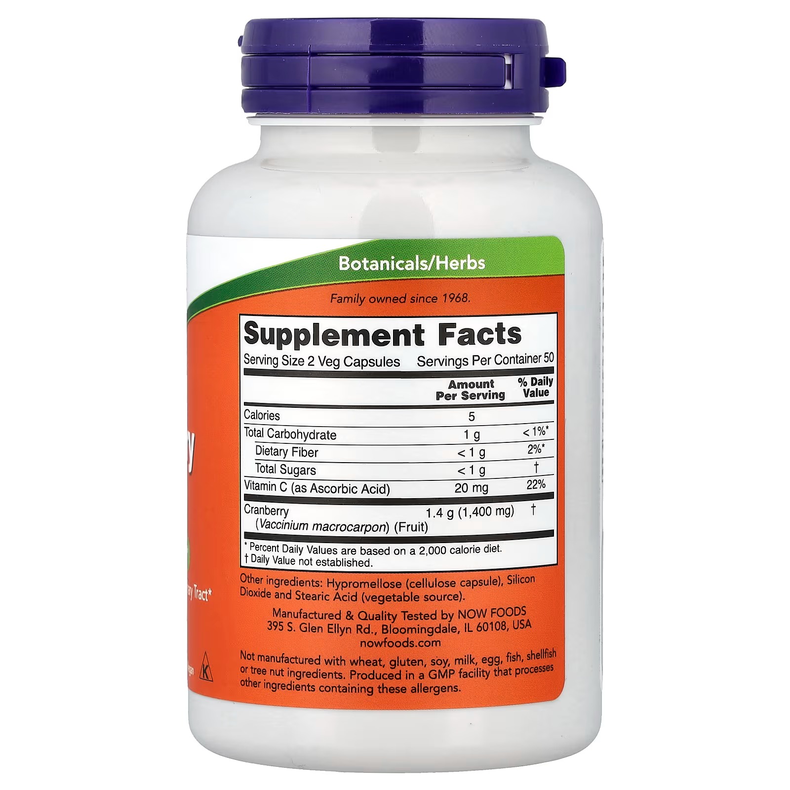 NOW Foods Cranberry  Healthy Urinary Tract 100  Capsules thumbnail 2