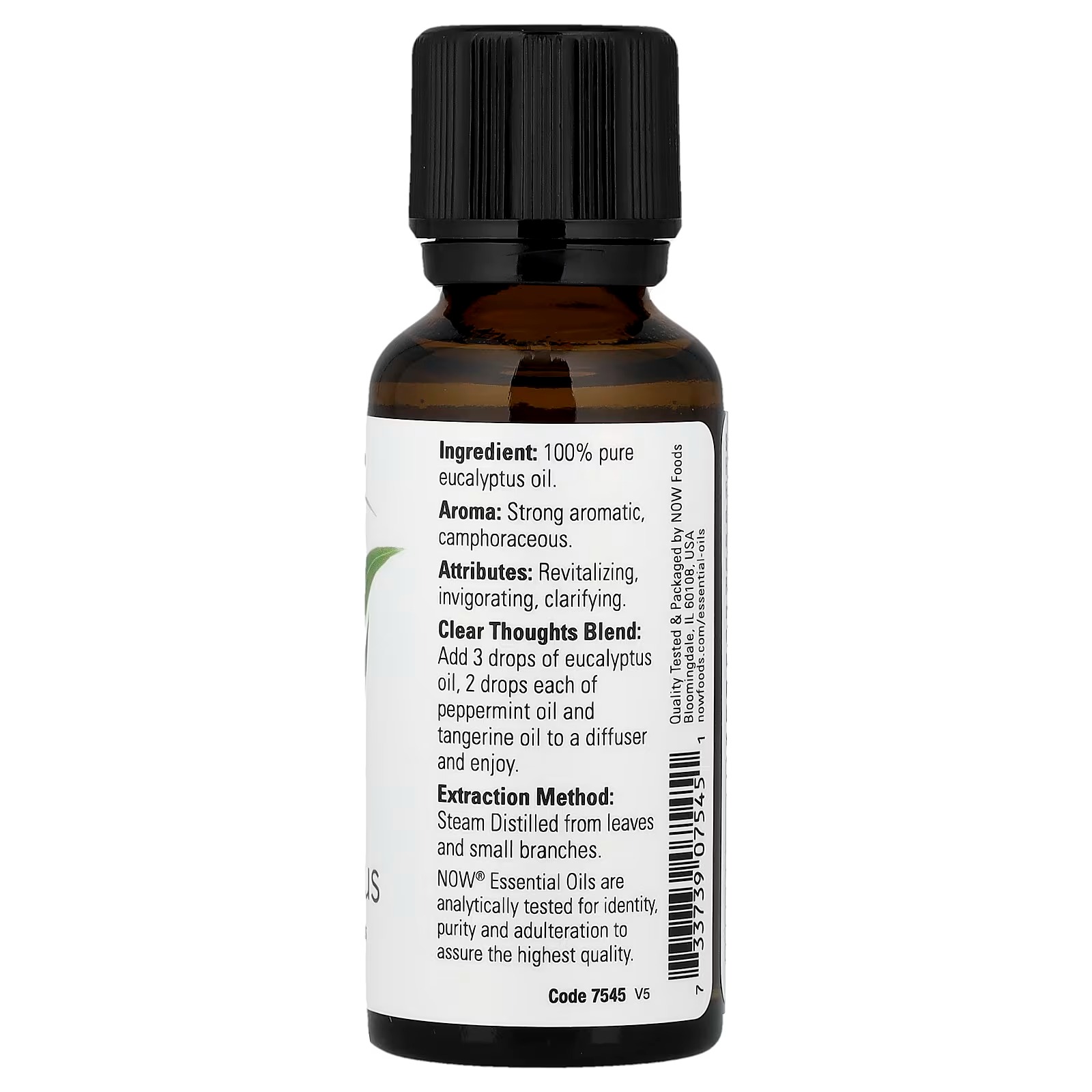 NOW Foods Essential Oils Eucalyptus 30 ml thumbnail 2