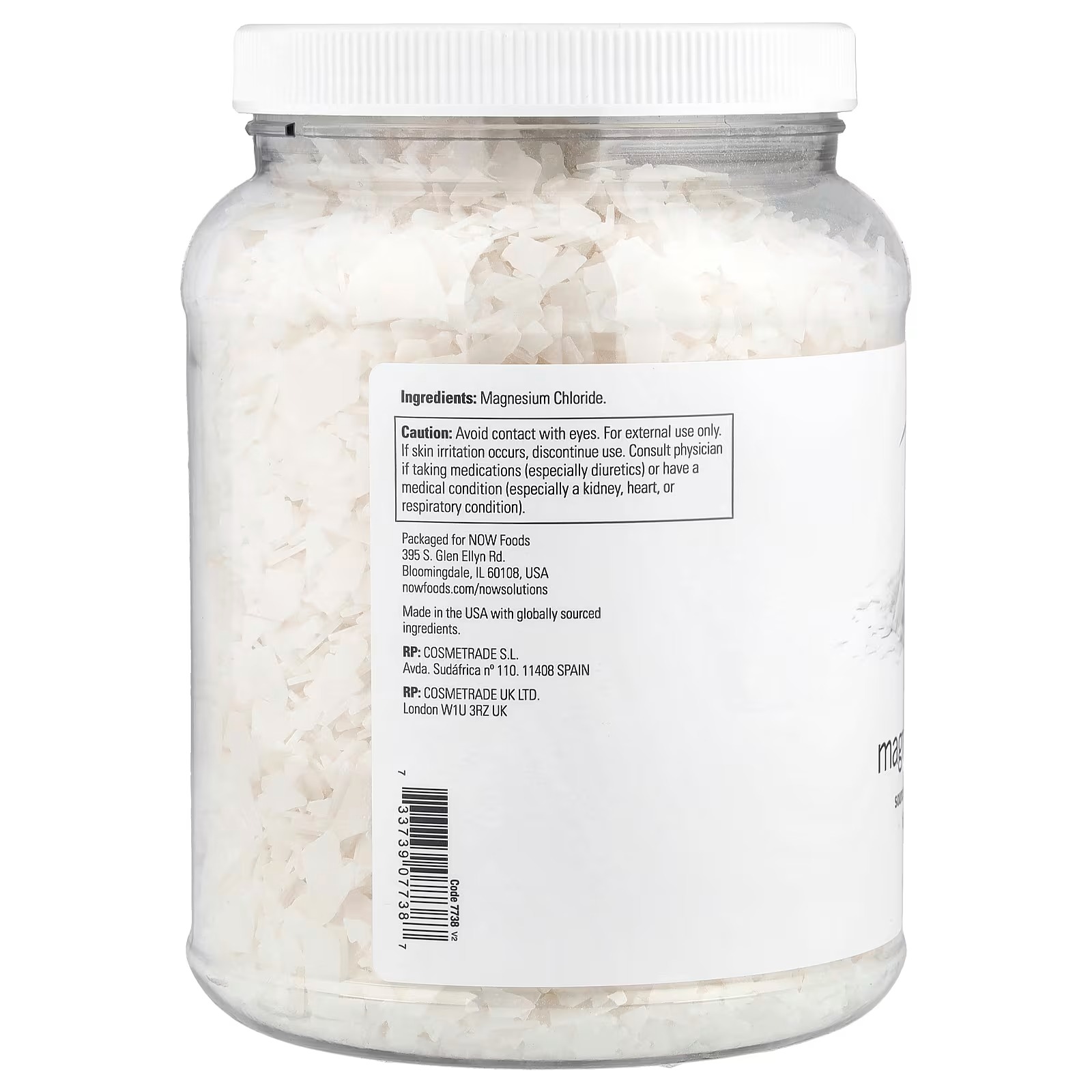 NOW Foods Solutions Pure Magnesium Flakes 1531 g thumbnail 2
