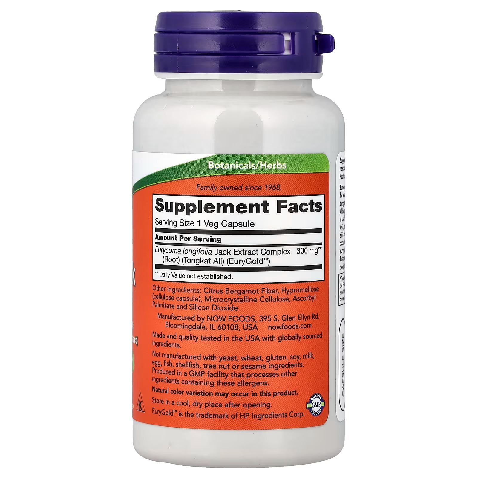 NOW Foods TestoJack 300™ 300 mg Men's Support Formula 60  Capsules thumbnail 2