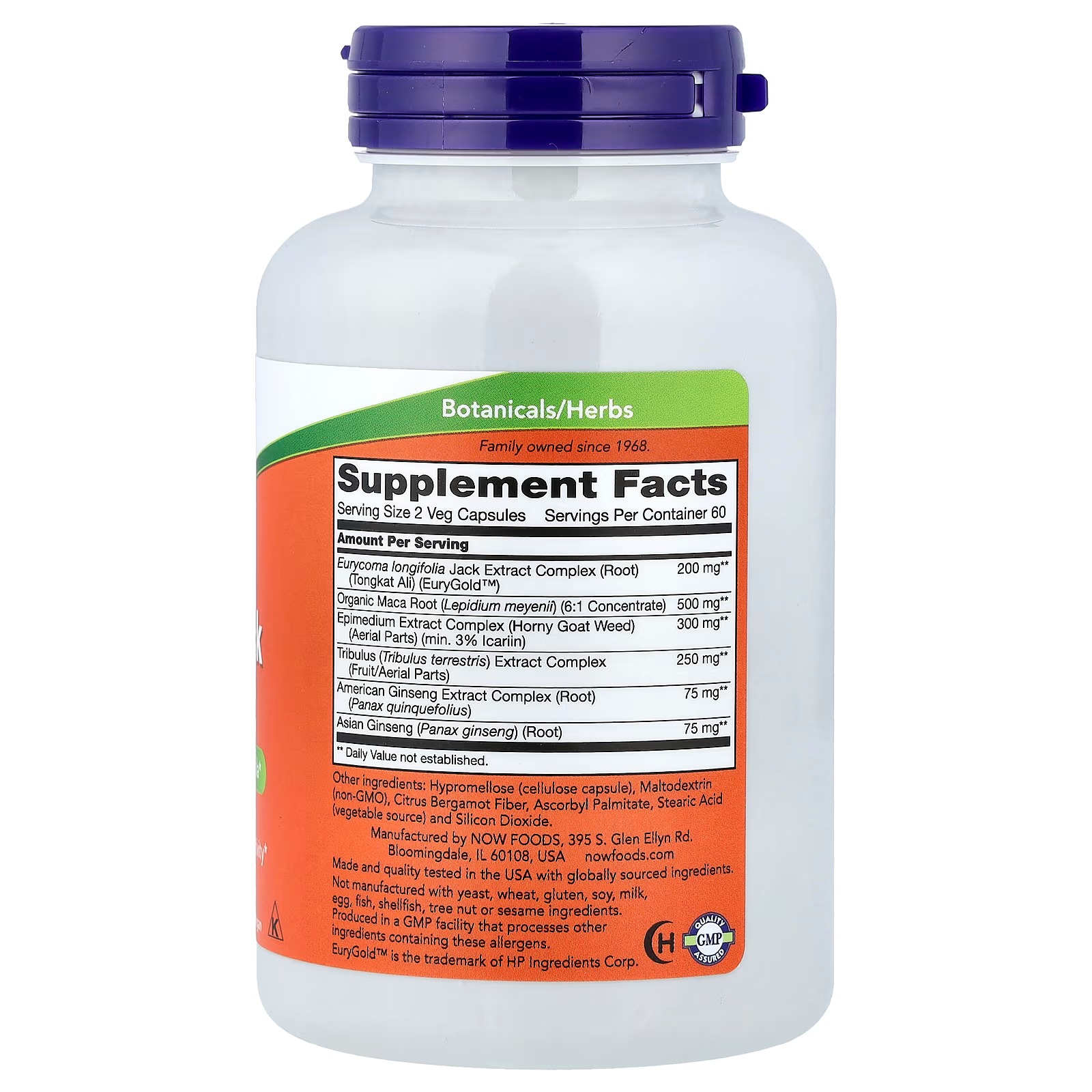 NOW Foods TestoJack 200™ Virility Enhancement 120 Capsules thumbnail 2