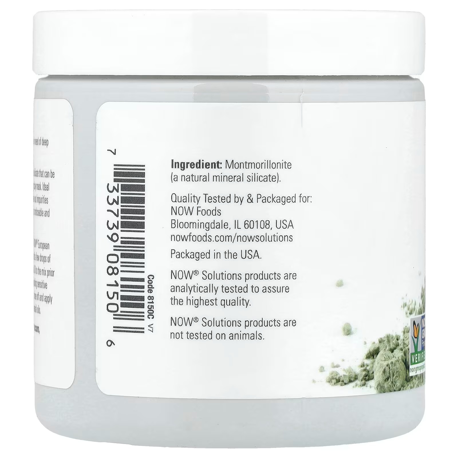 NOW Foods Solutions European Clay Powder (170 g) thumbnail 2
