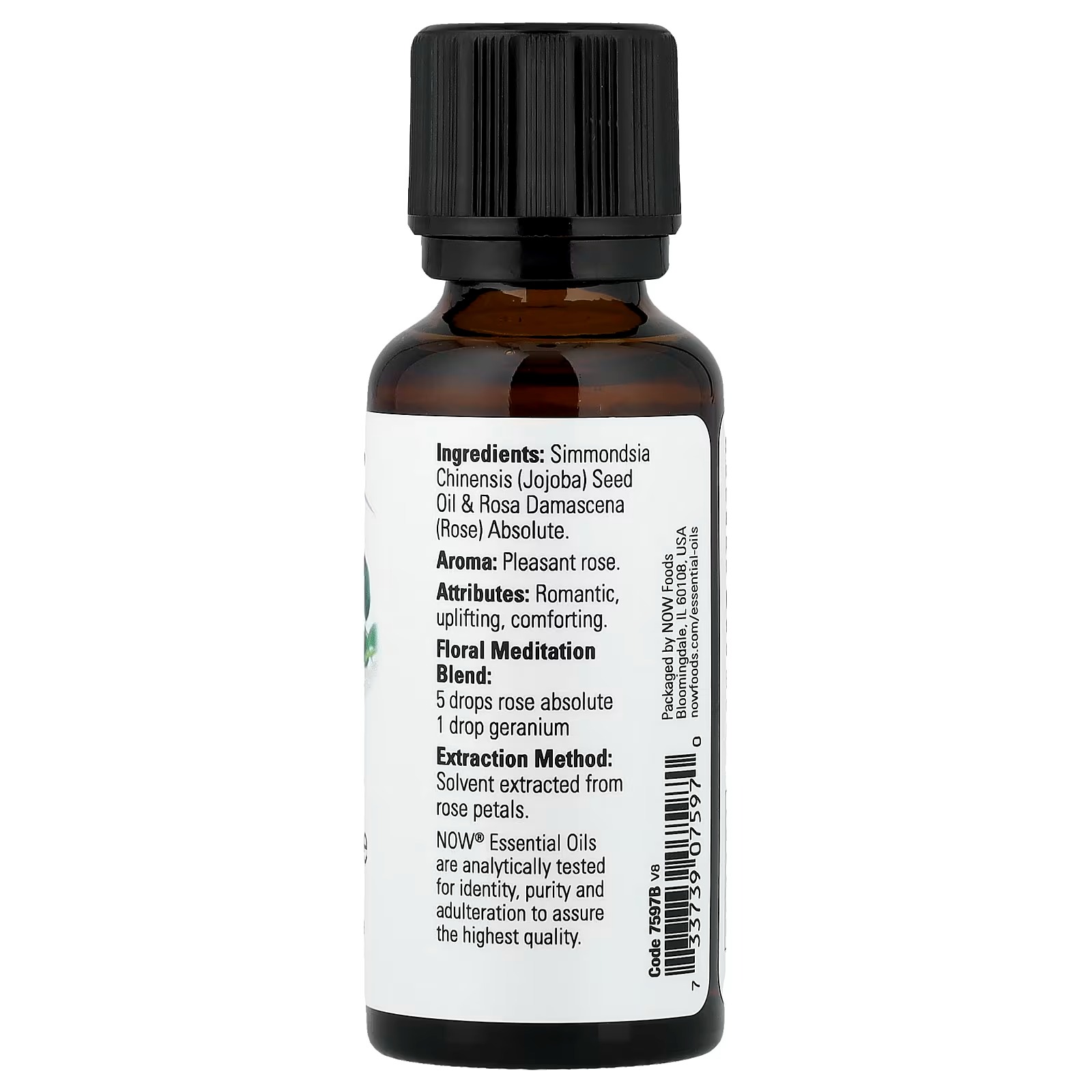 NOW Foods Essential Oils Rose Absolute 30 ml thumbnail 2