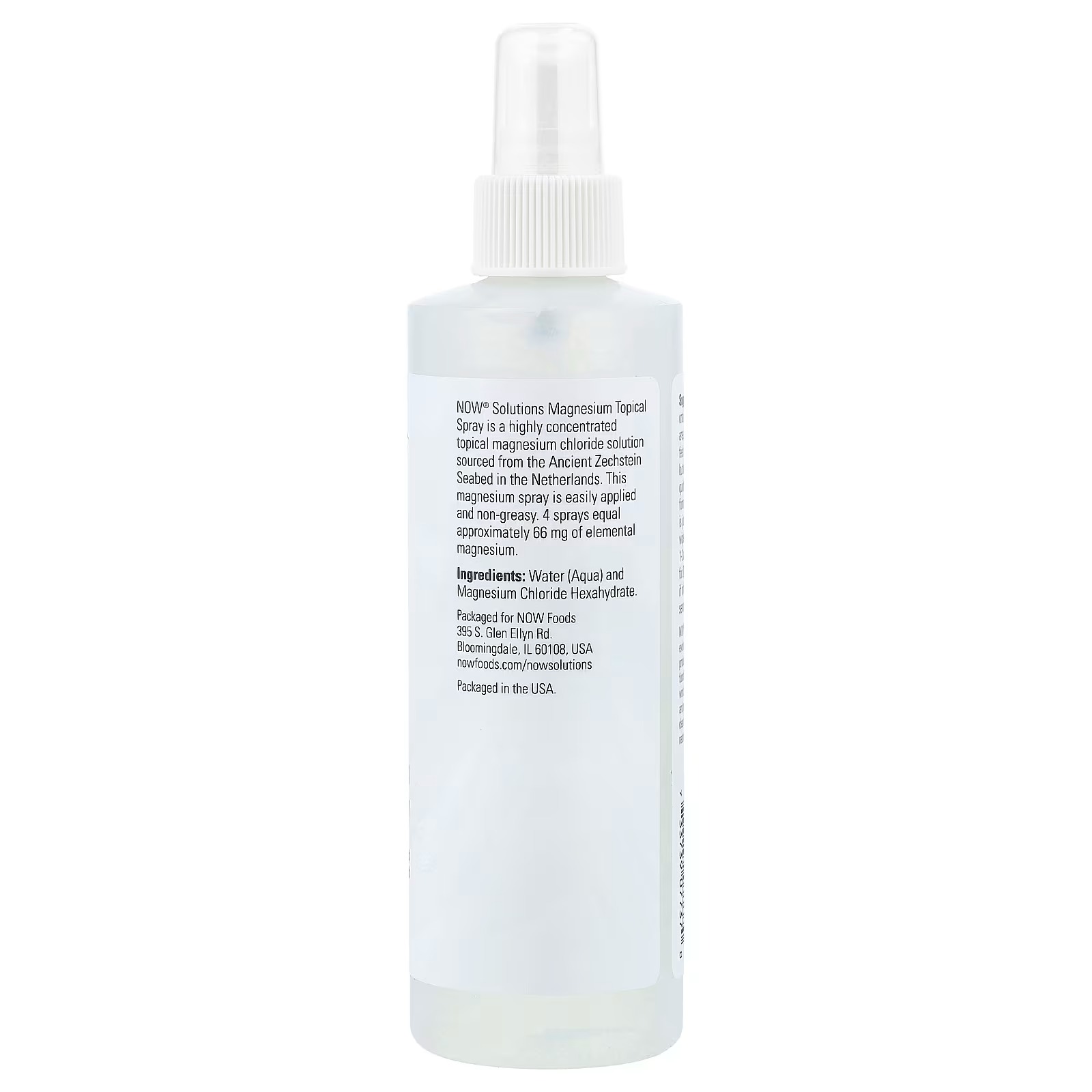 NOW Foods Solutions Magnesium Topical Spray  237 ml thumbnail 2