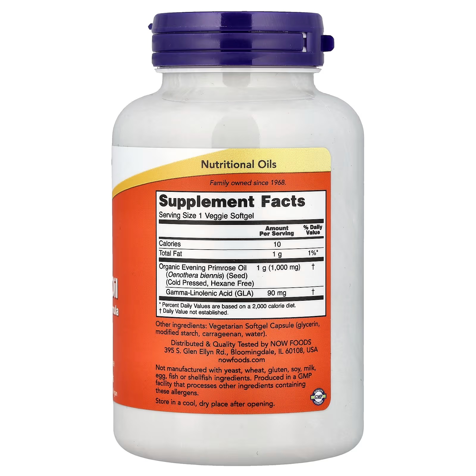 NOW Foods Evening Primrose Oil 1000 mg 90  Softgels thumbnail 2