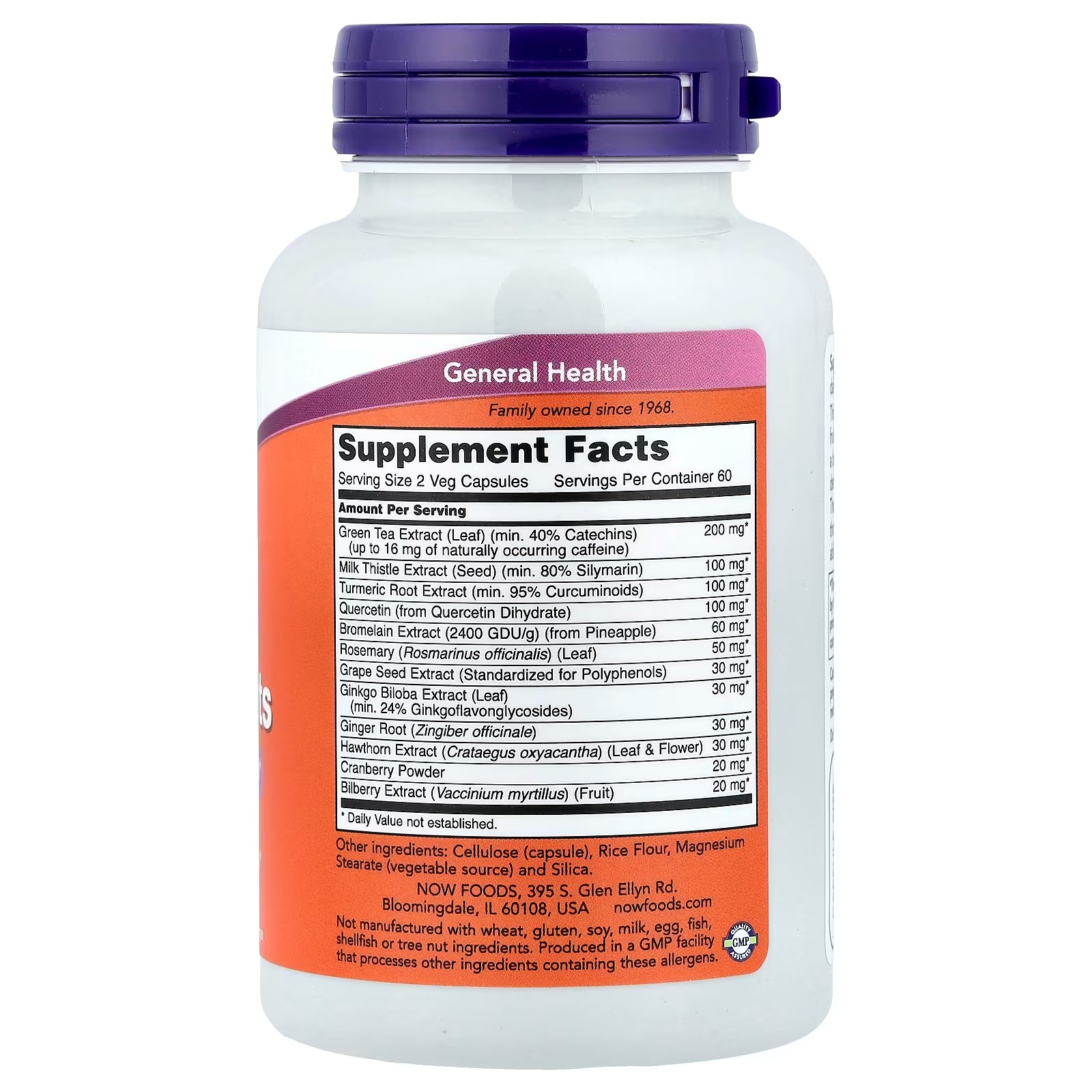 NOW Foods Super Antioxidants, With Herbal Extracts 120 Capsules thumbnail 2