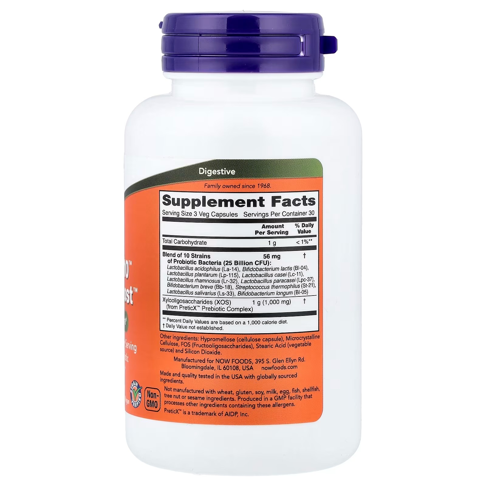 NOW Foods Probiotic-10™ & Bifido Boost™90 Capsules thumbnail 2