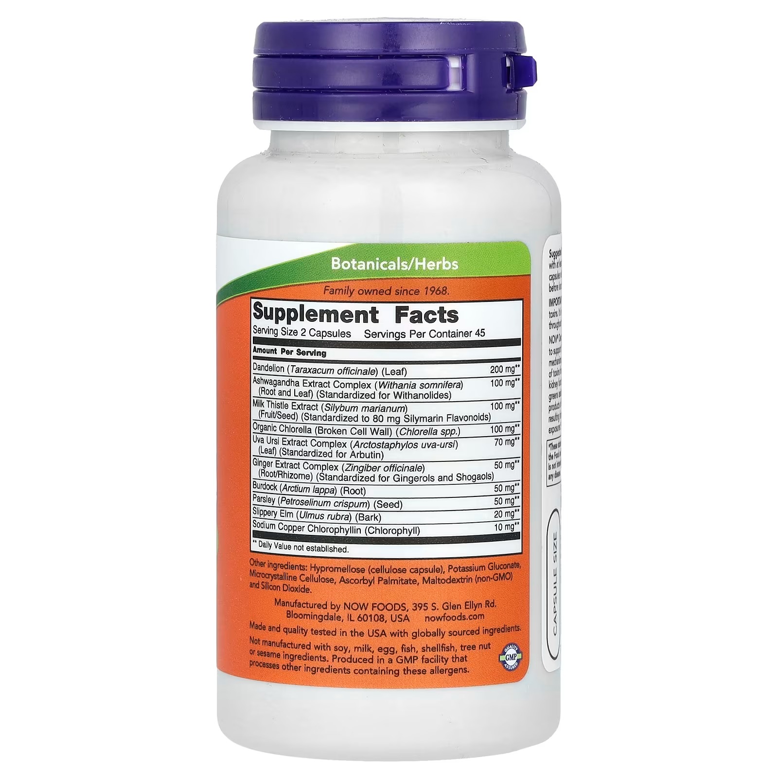 Now Foods Detox and Cleanse Liver and Kidney Support 90 Capsules thumbnail 3
