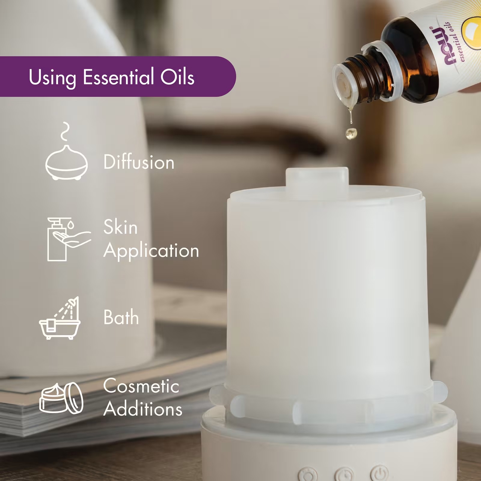 Now Foods Essential Oils Citrus Blend - Orange Tangerine Lemon 30 ml thumbnail 4