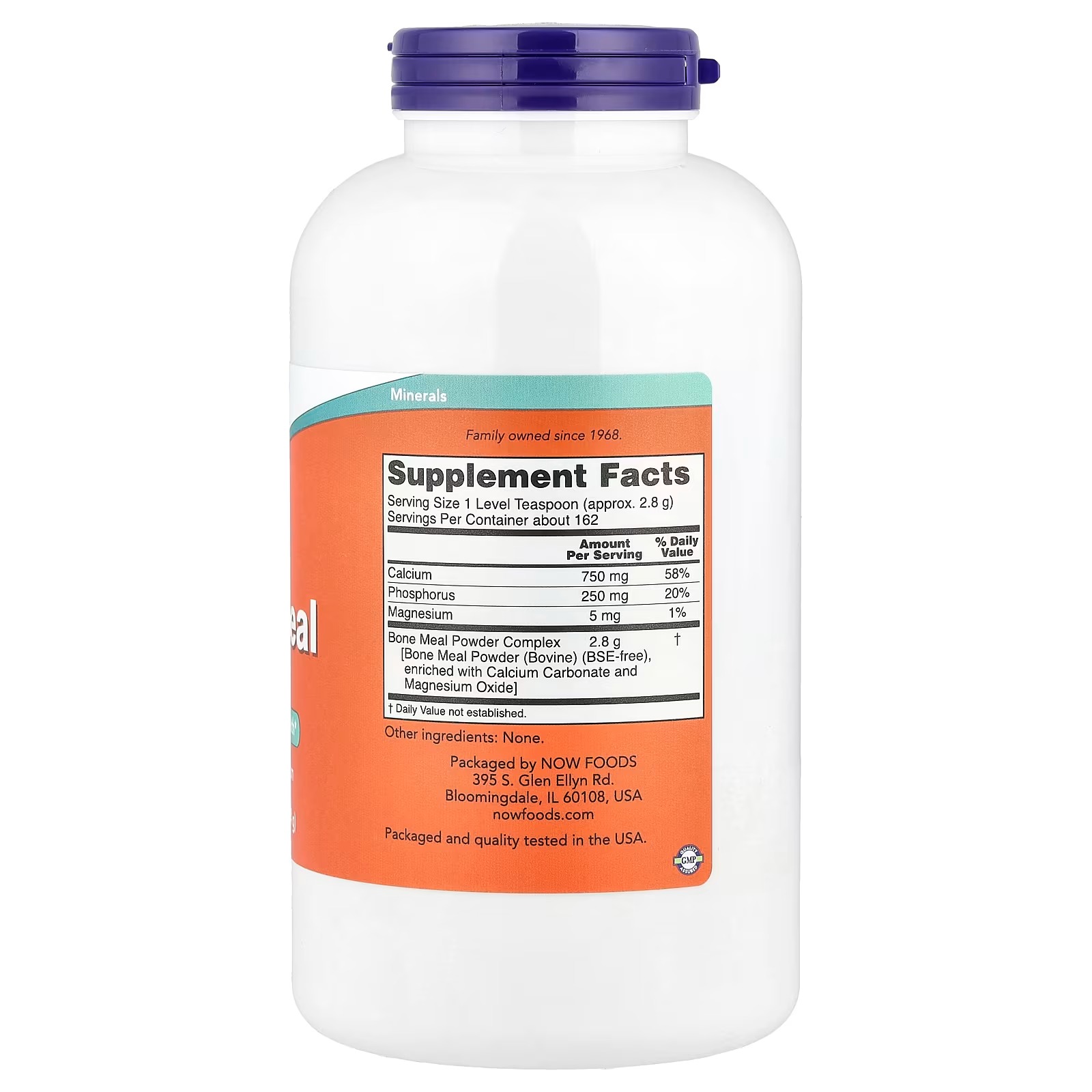 NOW Foods Bone Meal Powder (454 g) thumbnail 2