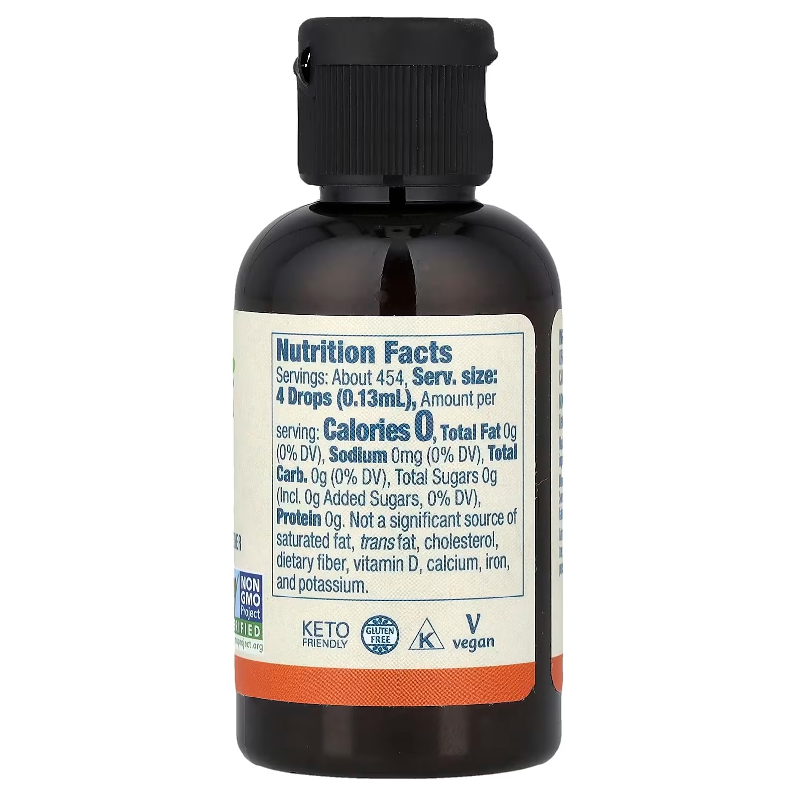 NOW Foods Better Stevia® Zero-Calorie Liquid Sweetener Original (59 ml) thumbnail 2