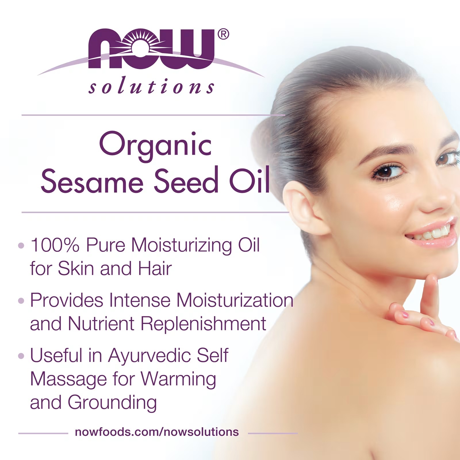 NOW Foods Solutions Sesame Seed Oil  (237 ml) thumbnail 3