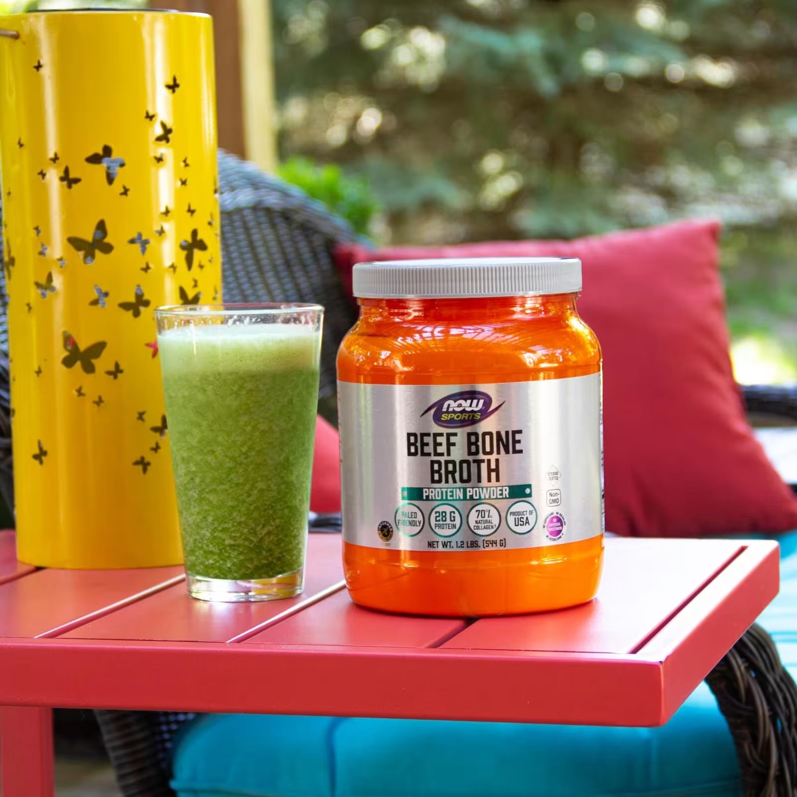 NOW Foods Sports Nutrition Beef Bone Broth Powder made with Premium-Quality Beef Bone Extract thumbnail 5