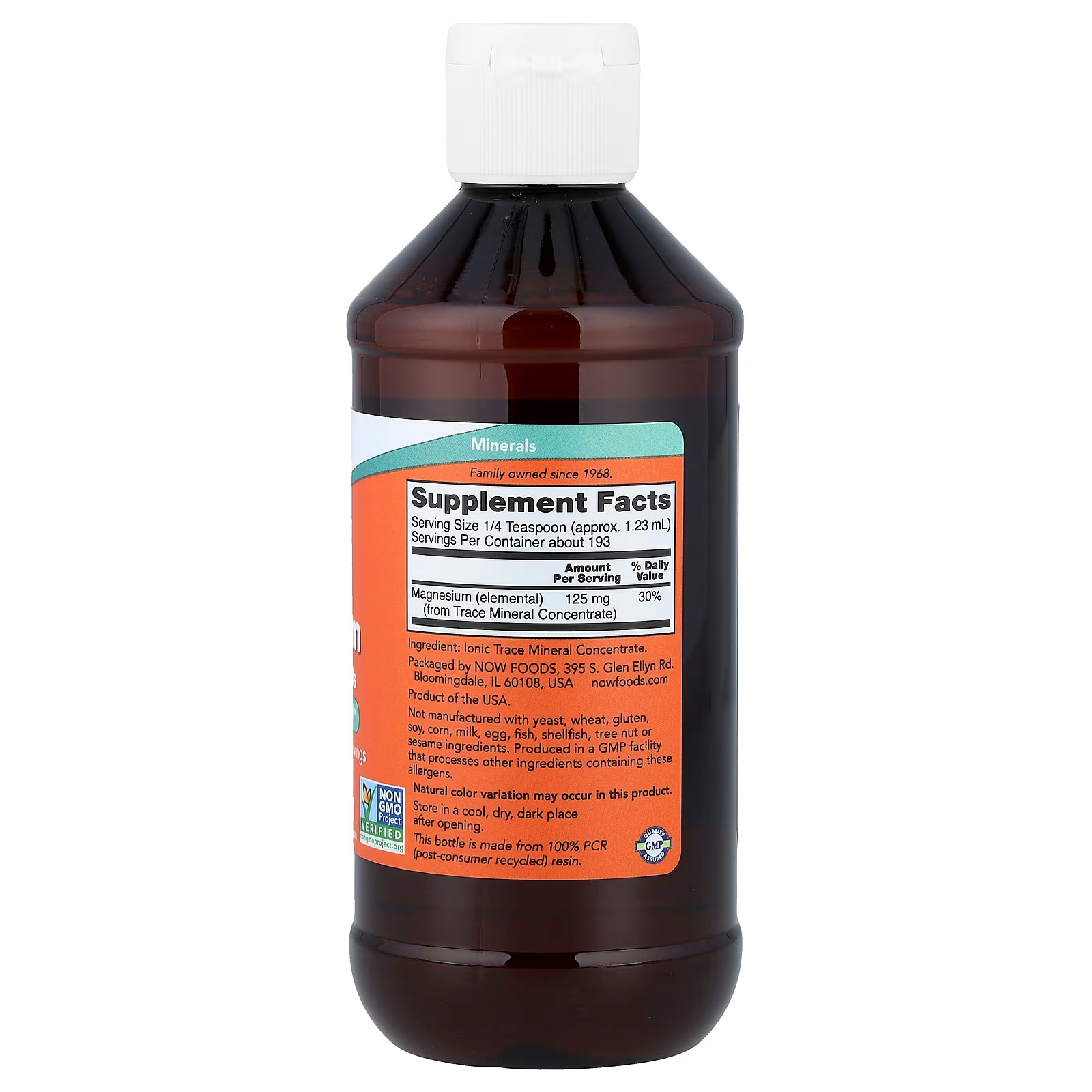 NOW Foods Liquid Magnesium with Trace Mineral, Nervous System Support thumbnail 2