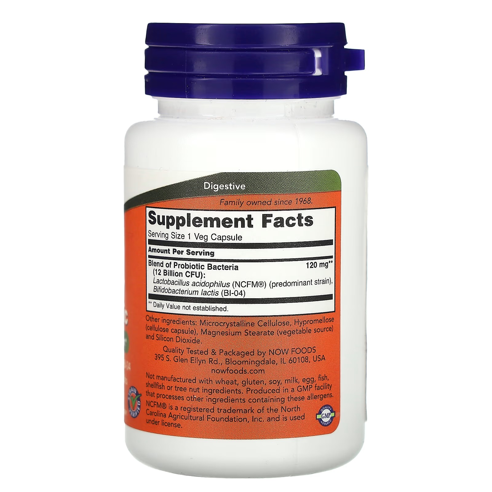 NOW Foods Respiratory Care Probiotic with Clinically Tested NCFM® &  60 Veg Capsules thumbnail 2