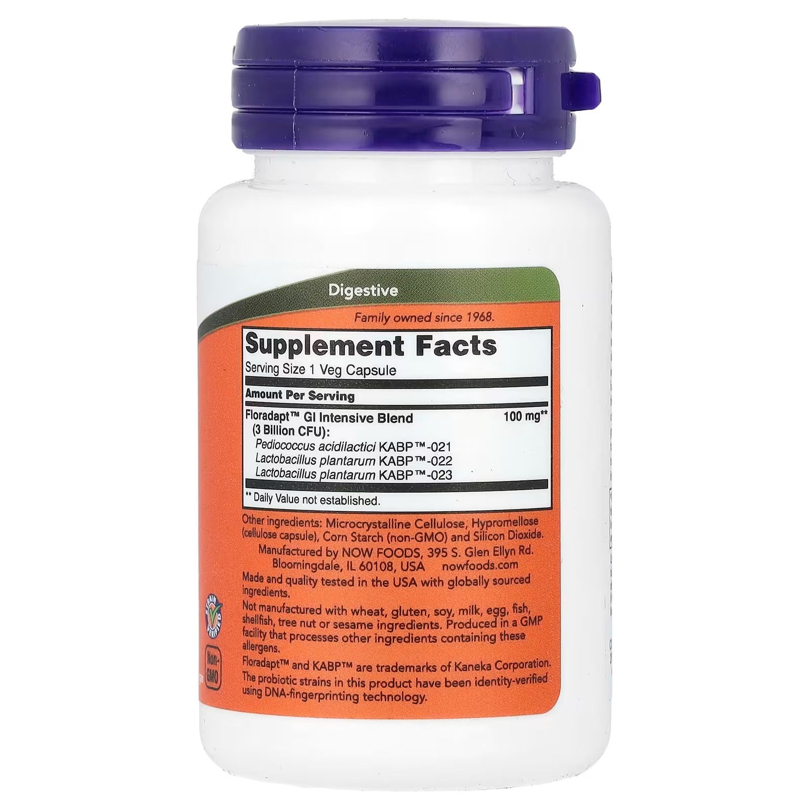 Now Foods Intestinal Bacteria Support Probiotic Promotes Regularity 60 Veg Capsules thumbnail 2