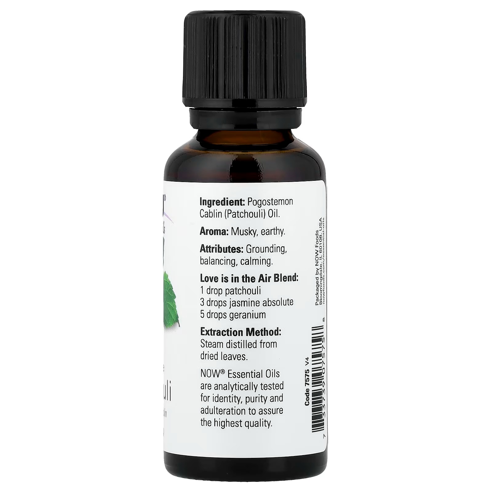 NOW Foods Essential Oils Patchouli  (30 ml) thumbnail 2