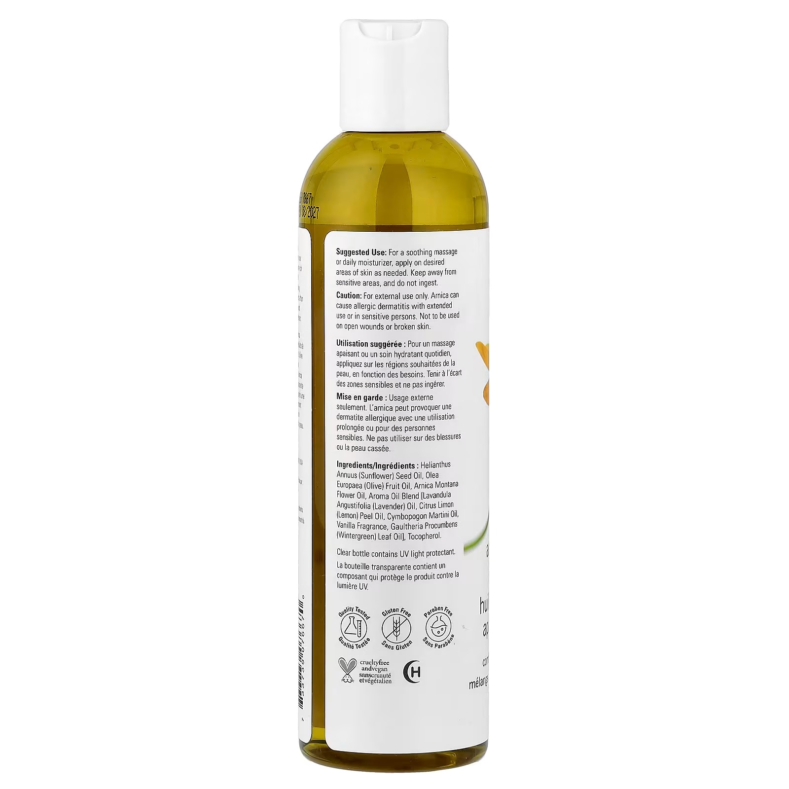 NOW Foods Solutions Arnica Soothing Massage Oil Comforting Antioxidant Blend thumbnail 2