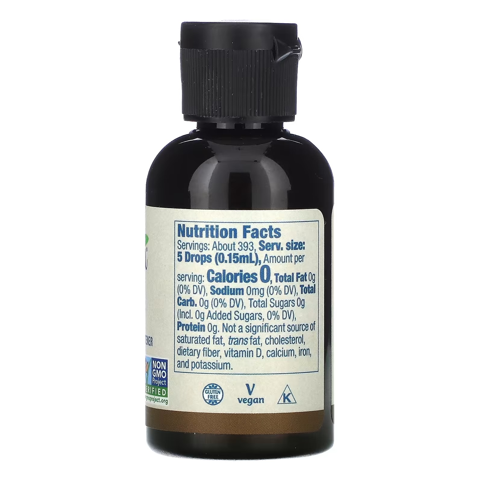 NOW Foods BetterStevia Organic Zero-Calorie Liquid Sweetener Keto Friendly Suitable for Diabetics thumbnail 2