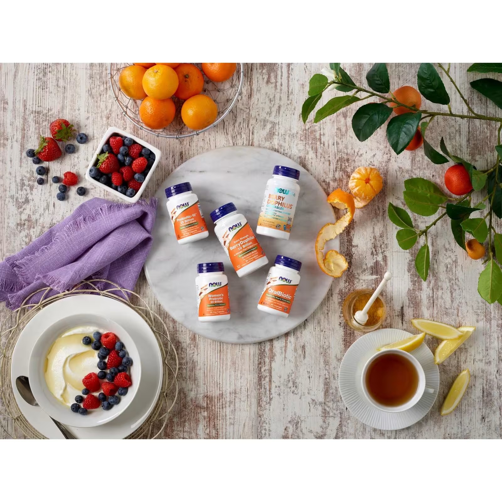 NOW Foods Kids, Berry Dophilus™60 Chewables thumbnail 2