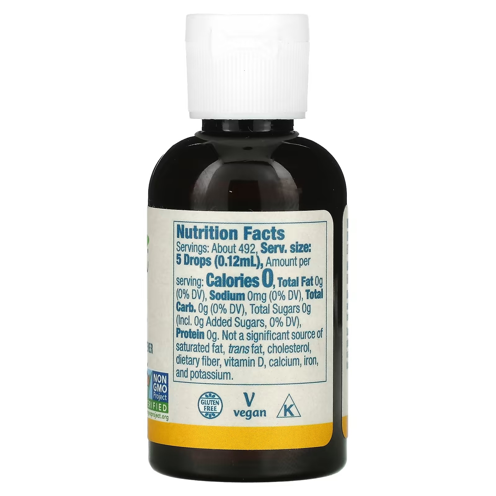 NOW Foods BetterStevia Organic Zero-Calorie Liquid Sweetener Keto Friendly Suitable for Diabetics No Erythritol thumbnail 2