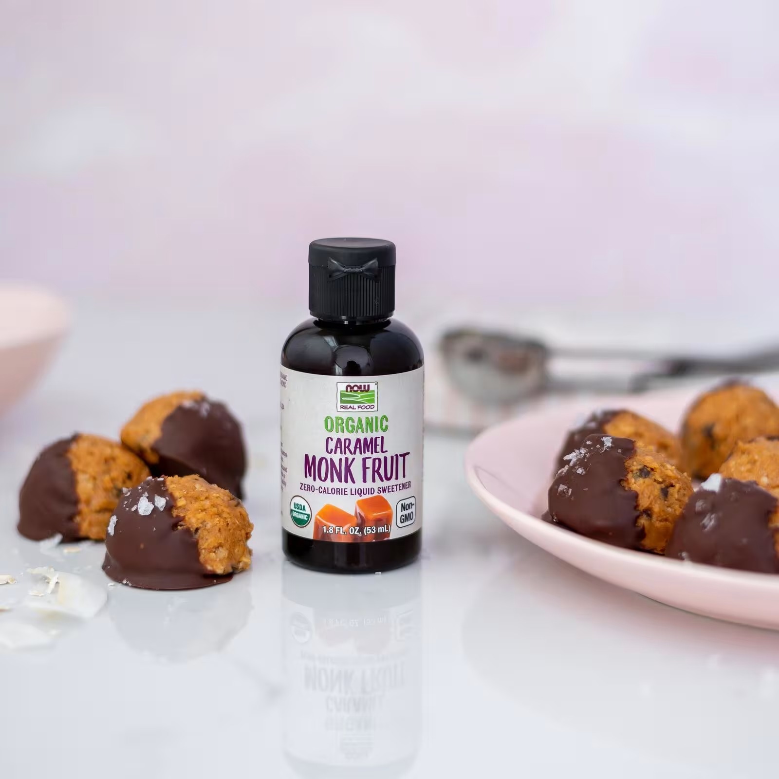NOW Foods Certified Organic Monk Fruit Liquid Zero-Calorie Liquid Sweetener Non-GMO Low Glycemic Impact thumbnail 5