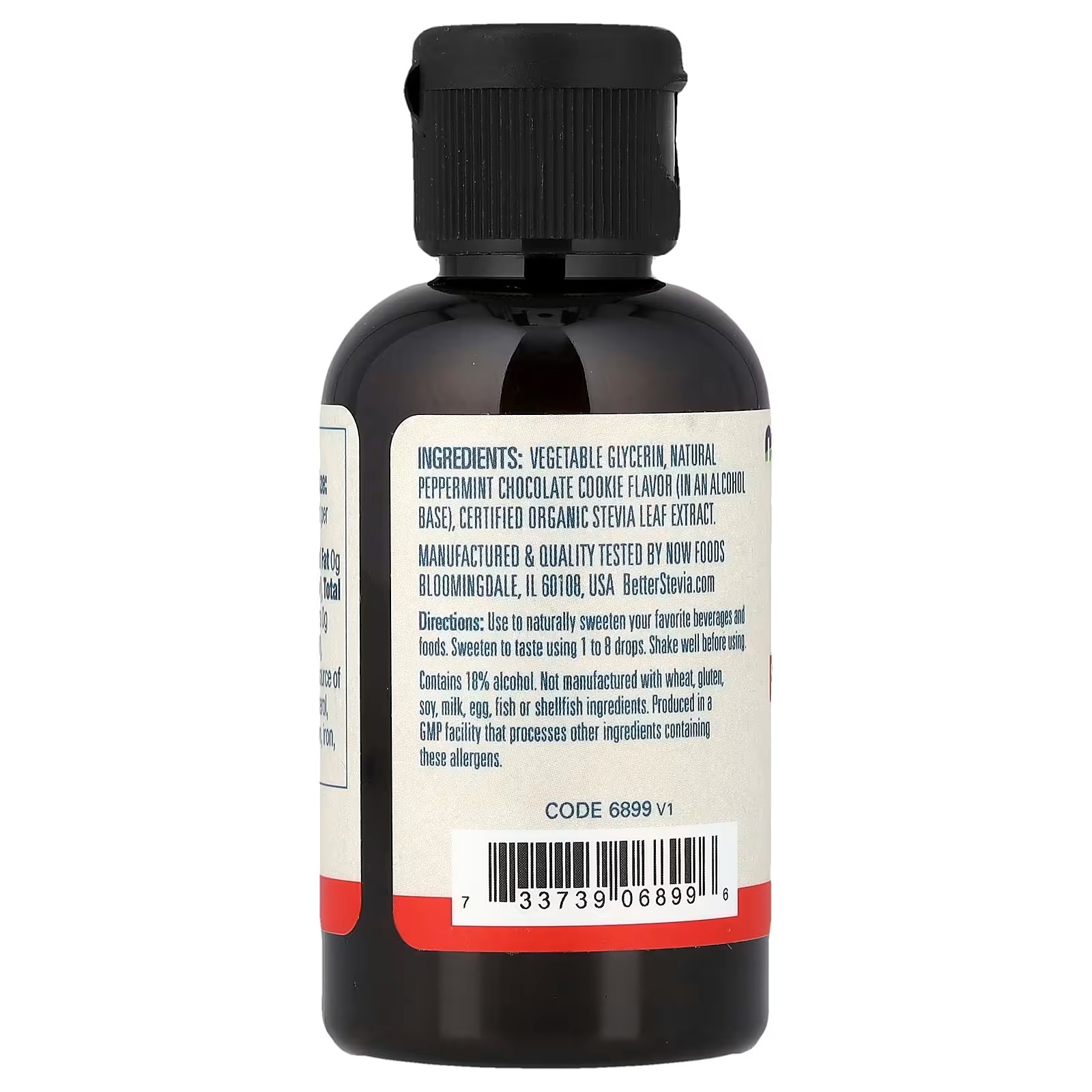 Now Foods Stevia Liq Ext. (Chocolate Peppermint Cookie) 60mL thumbnail 3