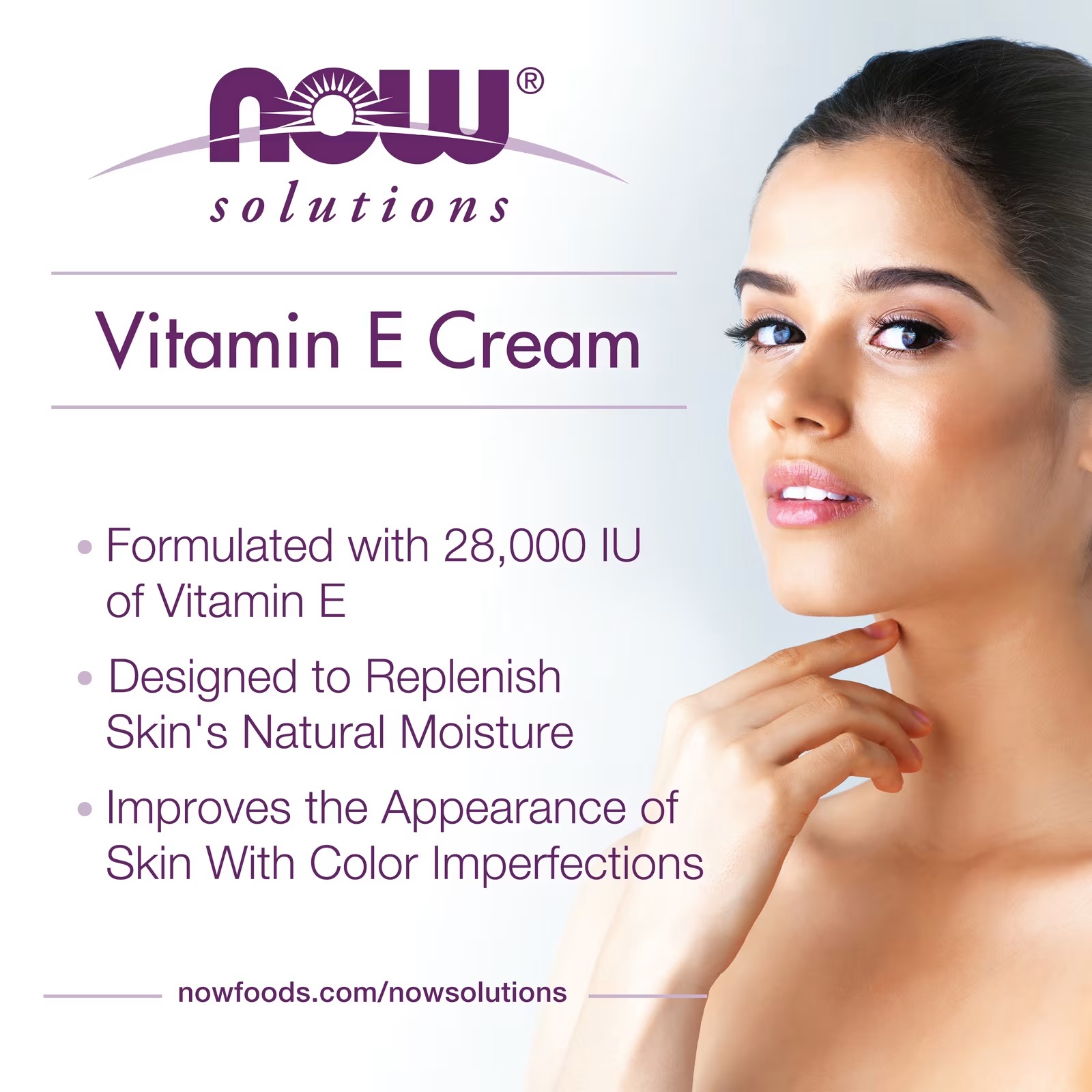 NOW Foods Vitamin E Cream 28,000 IU Intense Moisture Concentrated Vitamin E thumbnail 3