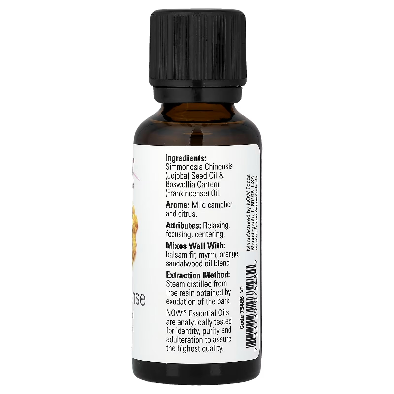 NOW Foods Essential Oils Frankincense Oil Blend 20% Blend of Pure Frankincense Oil in Pure Jojoba Oil thumbnail 2