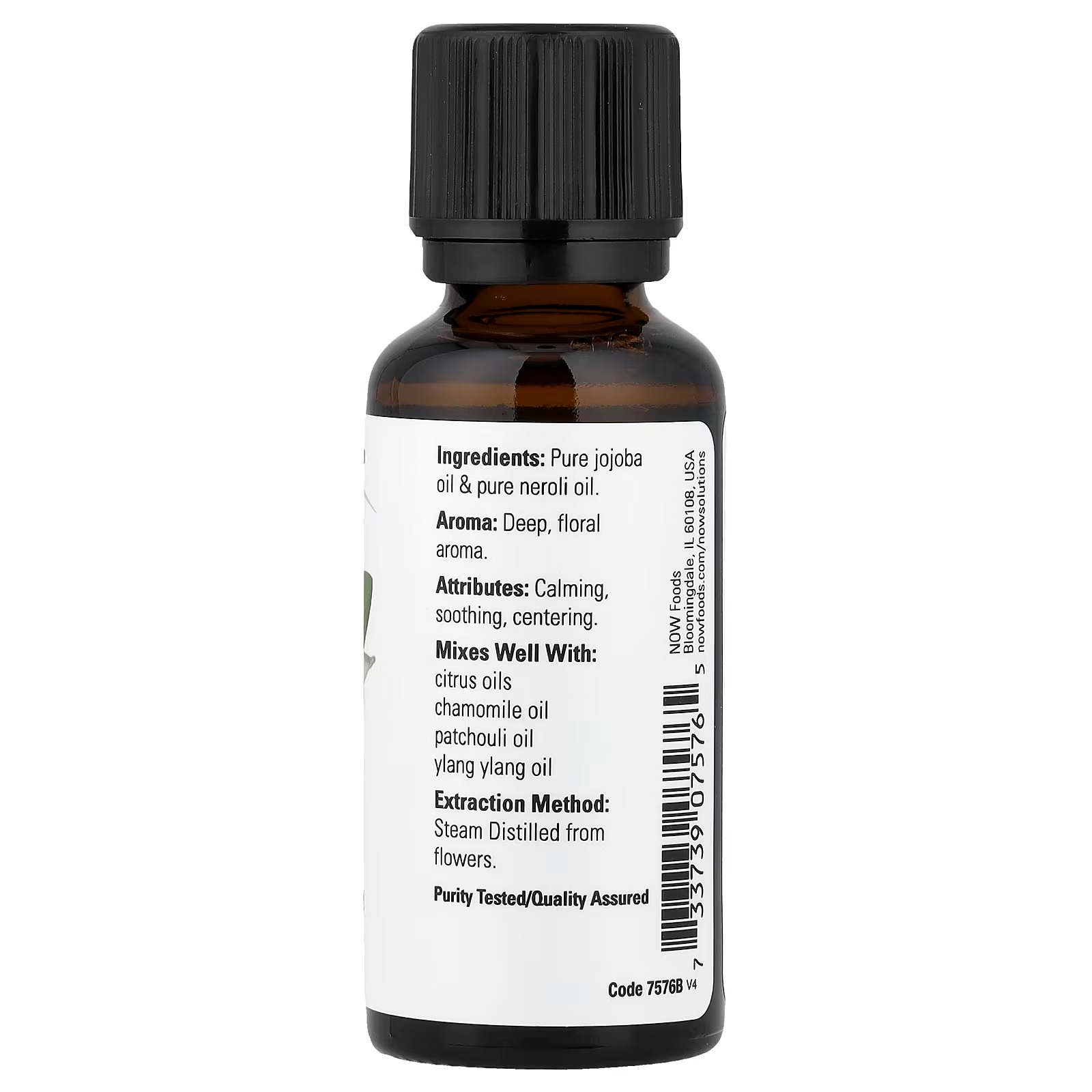 NOW Foods Essential Oils Neroli Oil Deeply Floral Aromatherapy Scent Steam Distilled, 100% Pure Vegan Child Resistant thumbnail 2