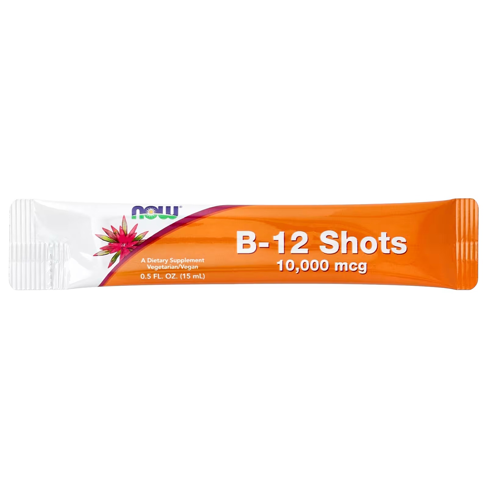 NOW Foods B-12 10,000mcg Shots 0.5 ounce 12 Count Box Mixed Berry thumbnail 3