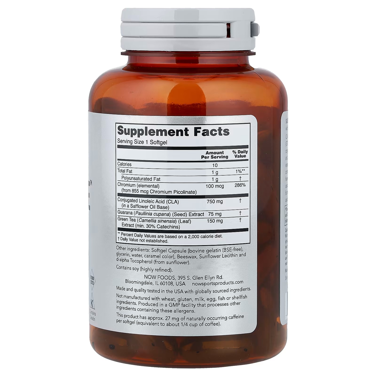 NOW Foods Sports, CLA Extreme™ 90 Softgels thumbnail 2