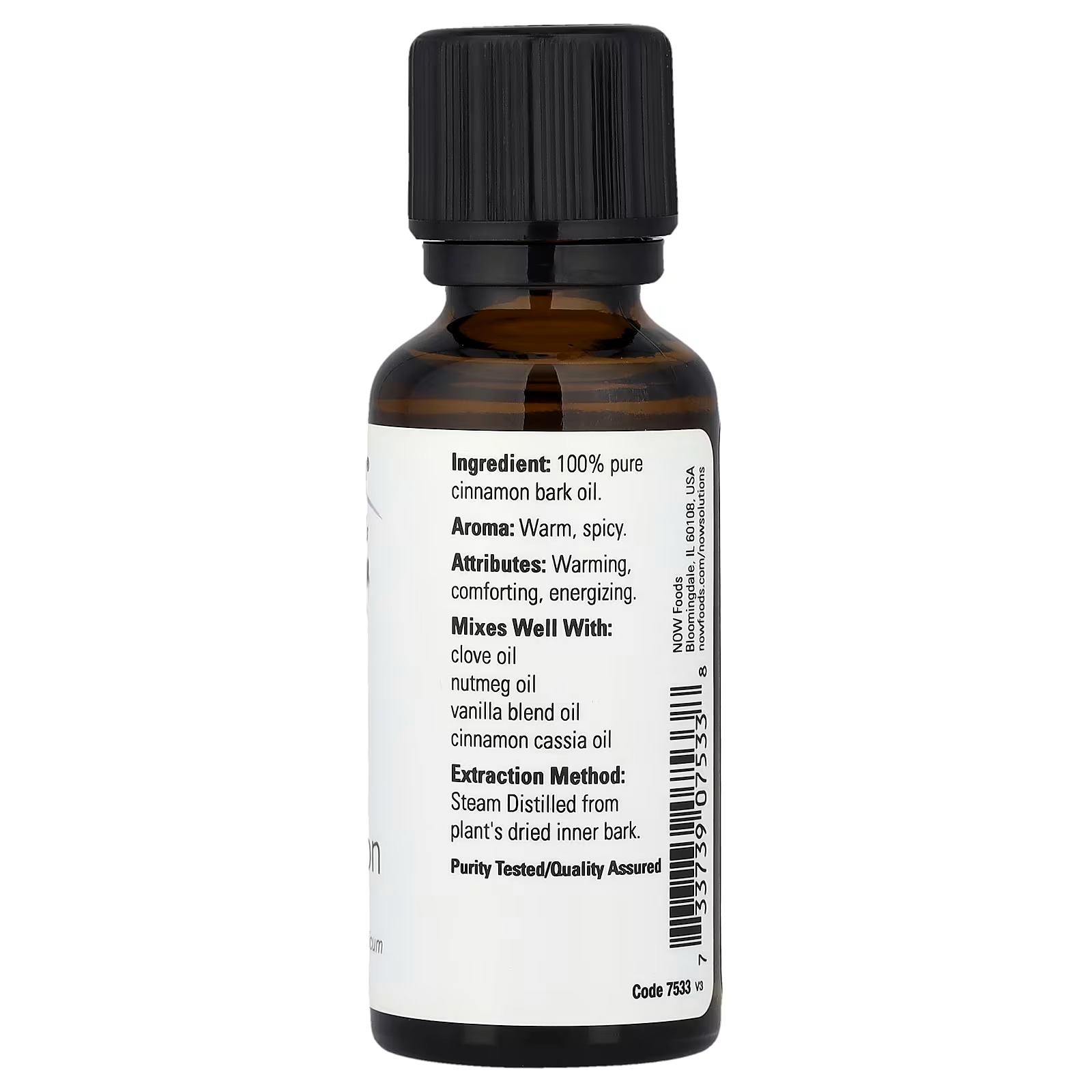 NOW Foods Essential Oils Cinnamon Bark (30 ml) thumbnail 2