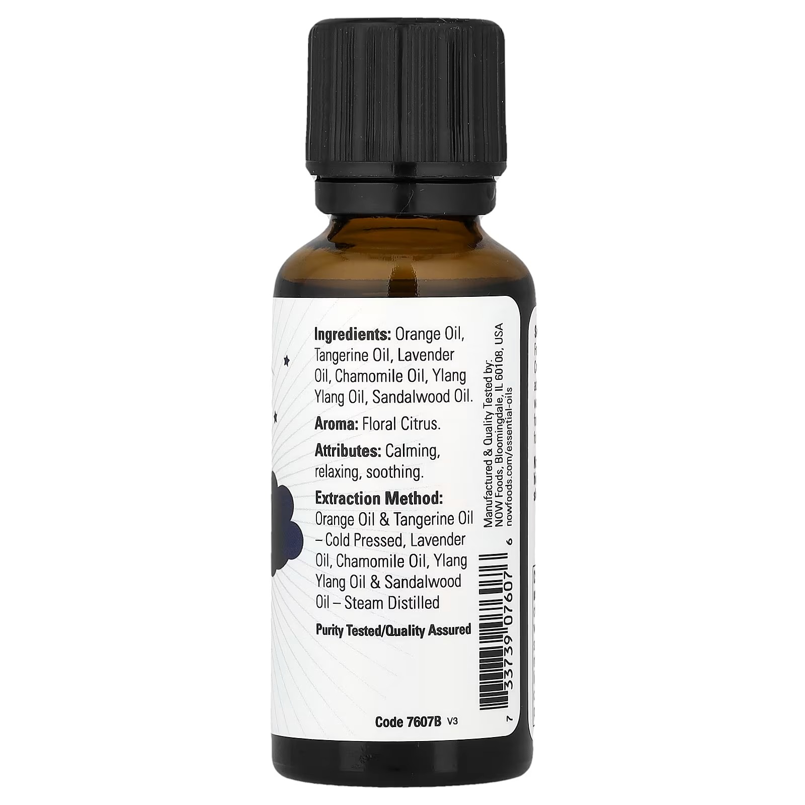 NOW Foods Essential Oils Peaceful Sleep Oil Blend Sleep Blend 30 ml thumbnail 2