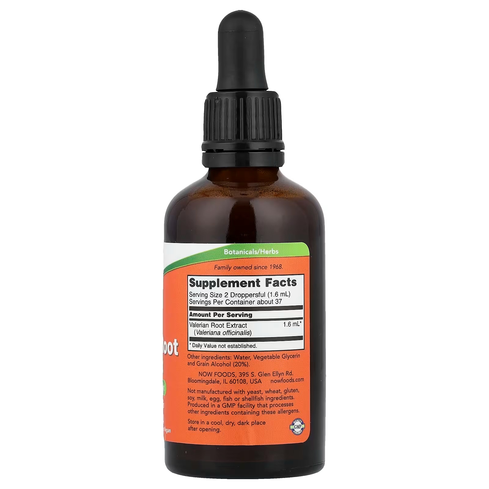 NOW Foods Valerian Root Extract Liquid (Valeriana officinalis) 59 ml thumbnail 2