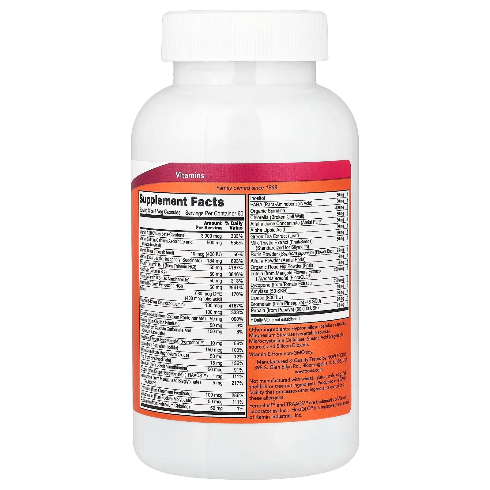NOW Foods Special Two with Green Superfoods & Herbal Extracts 240 Veg Capsules thumbnail 2