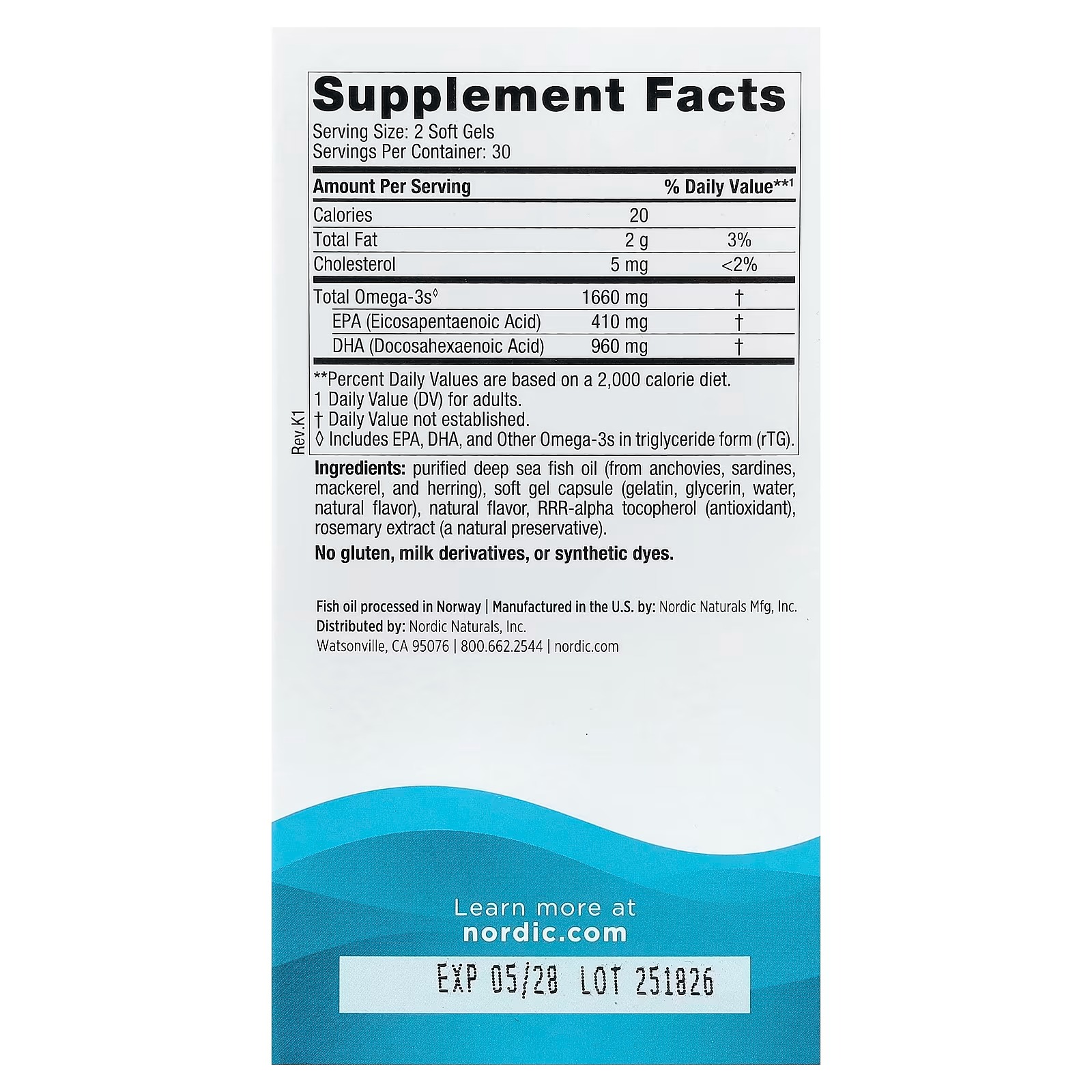 Nordic Naturals DHA Xtra Strawberry - 1660 mg Omega-3 - High-Intensity DHA Formula for Brain & Nervous System Support 60 Softgels thumbnail 2