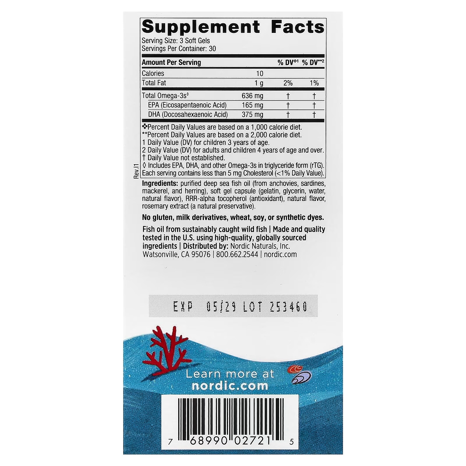 Nordic Naturals Children’s DHA Xtra, Berry Punch - 90 Mini Chewable Soft Gels for Kids - 636 mg Omega-3s EPA & DHA - Cognitive & Immune Function Learning thumbnail 2