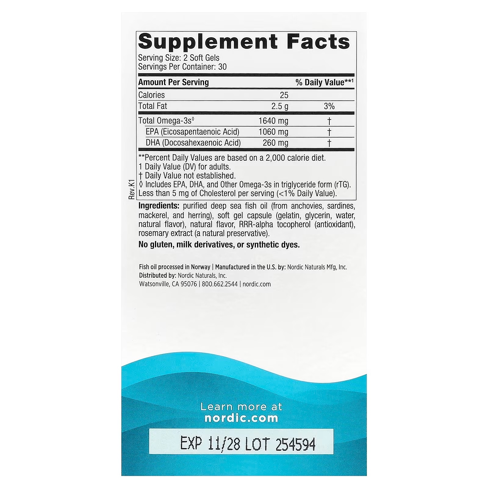 Nordic Naturals EPA Xtra Lemon - 60 Soft Gels - 1640 mg Omega-3 - High-Intensity EPA Formula for Positive Mood Heart Health & Healthy Immunity thumbnail 2