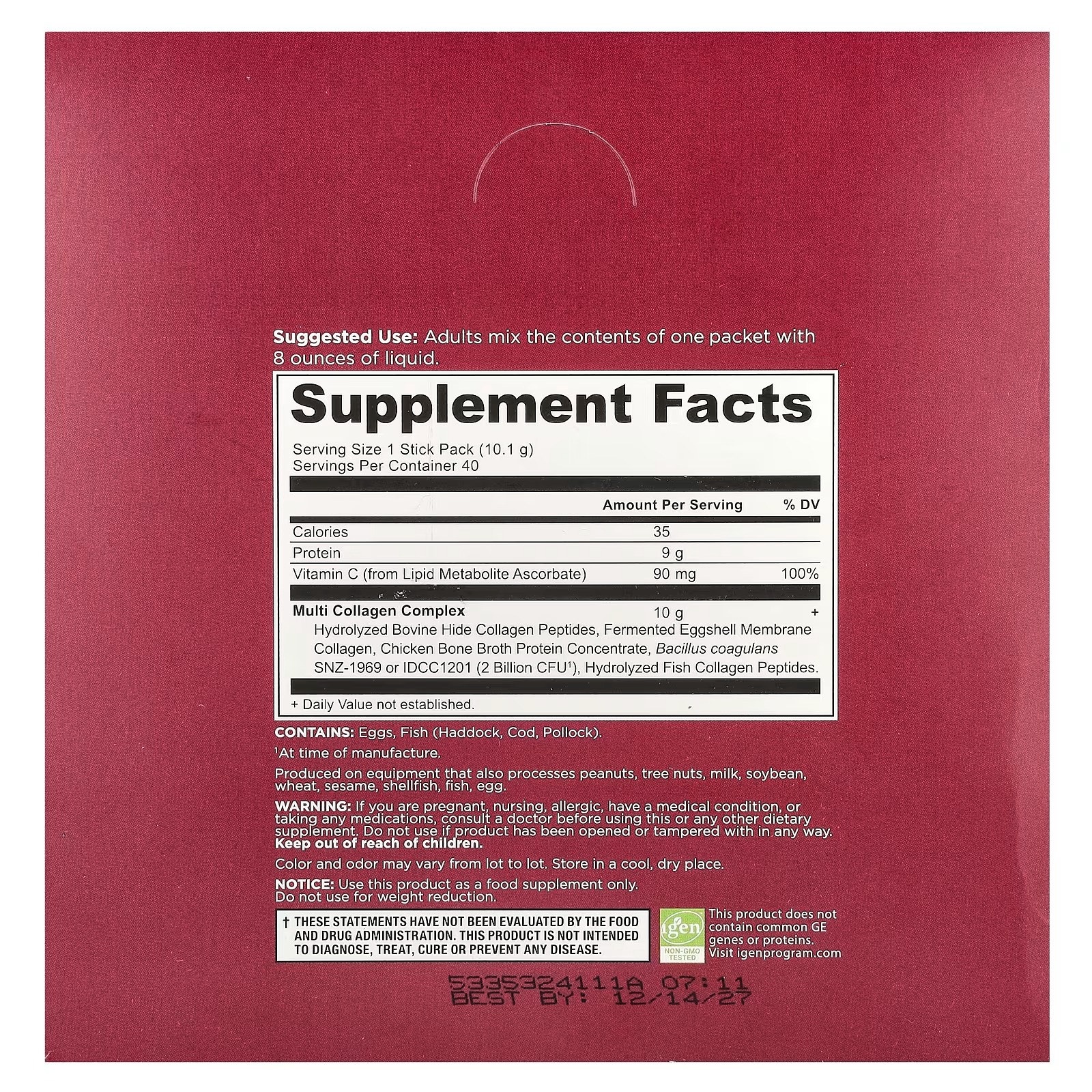 Ancient Nutrition Hydrolyzed Multi Collagen Peptides Powder – Unflavored, 40 Servings, Collagen Protein Supplement thumbnail 2